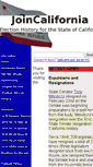 Mobile Screenshot of joincalifornia.com